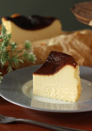 夫が愛する♡生チョコバスクチーズケーキ-レシピのメイン写真