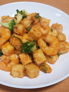 高野豆腐と海老のチリソース-レシピのメイン写真
