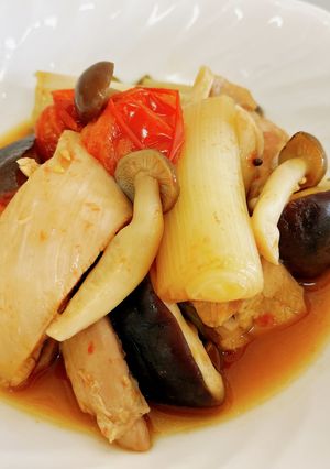 作り置き★鶏肉ときのこ野菜の蒸し煮マリネ-レシピのメイン写真