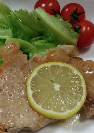厚切り豚ロースのソテー塩レモン-レシピのメイン写真