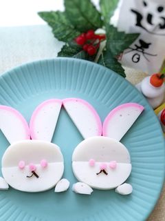 かまぼこの飾り切り【うさぎ】-レシピのメイン写真