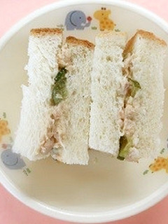 【保育園】ツナマヨサンド-レシピのメイン写真