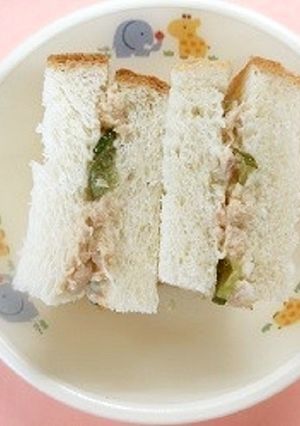 【保育園】ツナマヨサンド-レシピのメイン写真