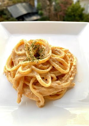 濃厚！あん肝クリームパスタ-レシピのメイン写真