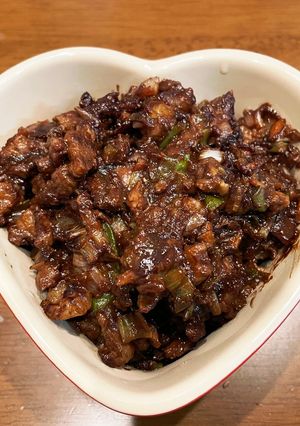 甘くない!肉味噌★ごはんやおつまみに!-レシピのメイン写真