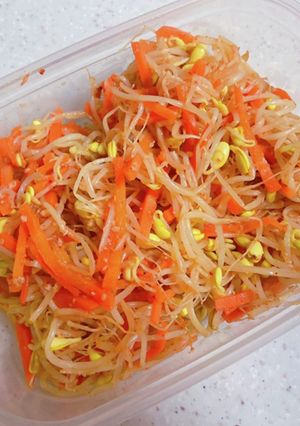 韓国家庭料理★10分で豆もやしコンナムル-レシピのメイン写真