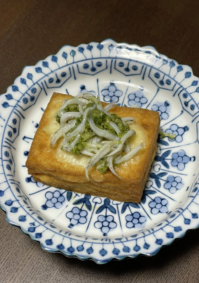 厚揚げのしらすジェノベーゼ♪-レシピのメイン写真