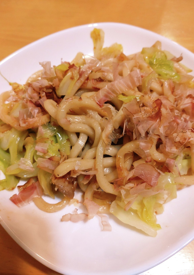 【簡単】焼きうどん(醤油味)-レシピのメイン写真