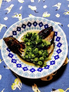 茄子一本ステーキ レモンねぎ味噌-レシピのメイン写真