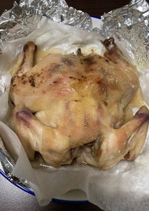 ローストチキン(鶏の丸焼き)-レシピのメイン写真