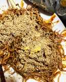 ごまごま焼きそば　具はごまだけ