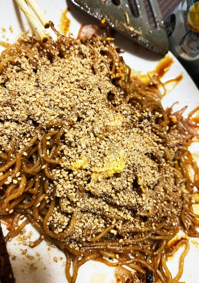 ごまごま焼きそば　具はごまだけ-レシピのメイン写真