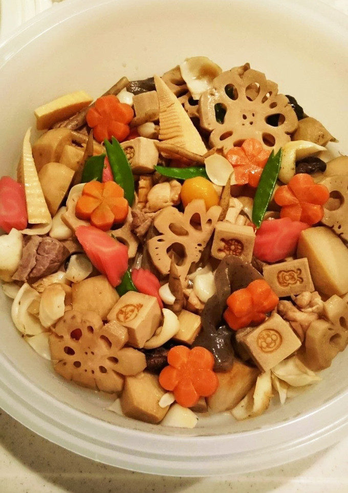 我が家のお正月　うま煮（筑前煮）　おせち-レシピのメイン写真