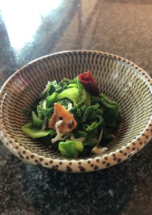 かつお菜ペペロンチーノ-レシピのメイン写真
