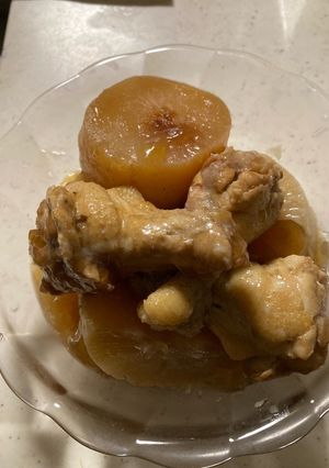 骨付鶏肉と大根煮-レシピのメイン写真
