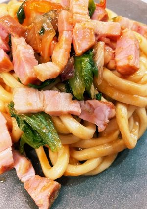 濃厚冷凍うどんナポリタン-レシピのメイン写真