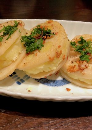 蓮根のポテトサンド・アンチョビ風味-レシピのメイン写真