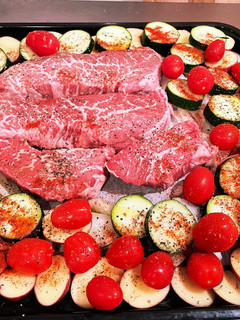 ステーキ&焼き野菜イタリアン風-レシピのメイン写真
