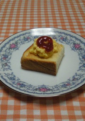 ふわふわ卵のトースト-レシピのメイン写真