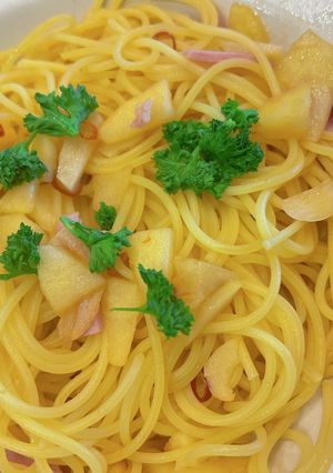 りんごのペペロンチーノ-レシピのメイン写真