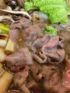 飛騨牛と飛騨ネギのすき焼き-レシピのメイン写真
