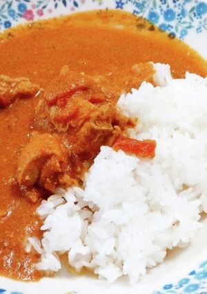 基本のトマトソースでバターチキンカレー-レシピのメイン写真