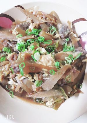 安いお肉で♡すき焼き風に♪ごぼう最高-レシピのメイン写真