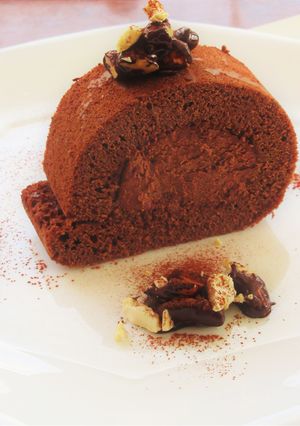 〚 生ショコラロールケーキ 〛-レシピのメイン写真