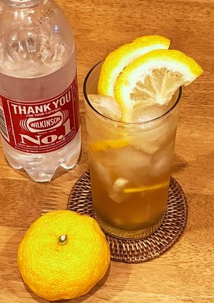 冬のスパークリングティー・柚バージョン-レシピのメイン写真
