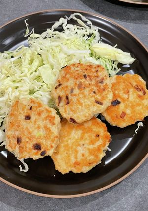 タレなしで旨い！卵でふわふわ簡単鶏つくね-レシピのメイン写真