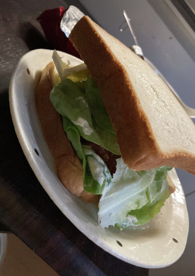 フライドチキンサンド-レシピのメイン写真