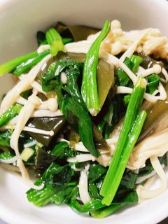 えのきとほうれん草の和え物-レシピのメイン写真