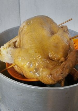 鶏1羽、とろ火だけで、煮込んでみた。-レシピのメイン写真