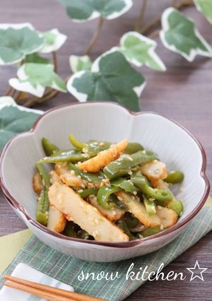 レンジで！さつま揚げとピーマンのナムル-レシピのメイン写真