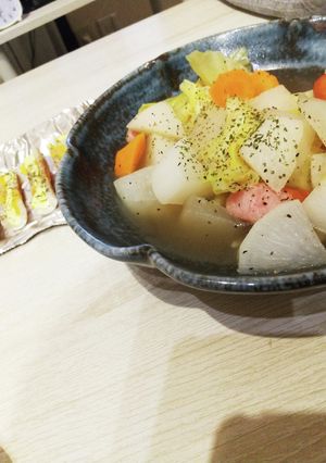 冷蔵庫の中にある野菜でポトフ-レシピのメイン写真