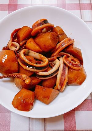 イカと里芋の煮物-レシピのメイン写真