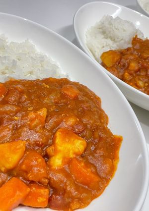 ホットクック♡トマト好き無水チキンカレー-レシピのメイン写真
