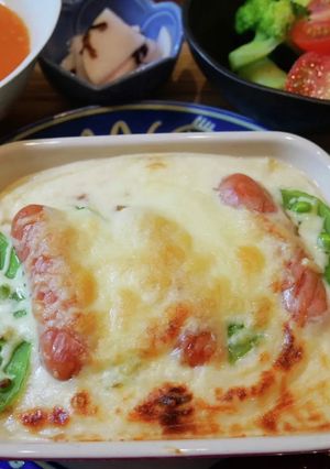 餅ホワイトソースのグラタン-レシピのメイン写真