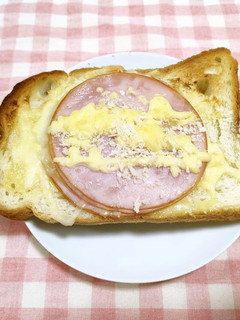 揚げないハムカツトースト-レシピのメイン写真