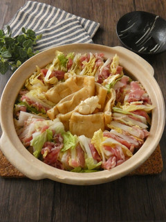白菜と豚肉の味噌バター鍋-レシピのメイン写真