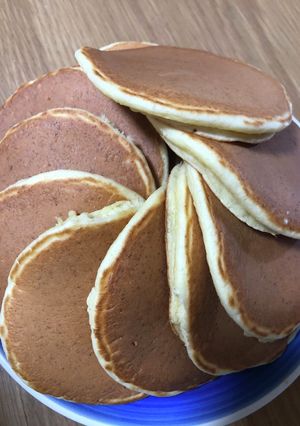 豆乳豆腐でふわふわバターミルクパンケーキ-レシピのメイン写真