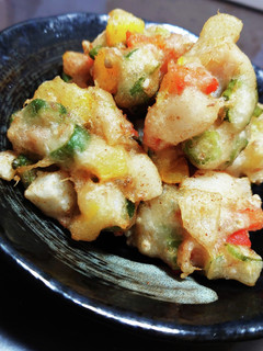 簡単♪彩り野菜のゴロゴロかき揚げ-レシピのメイン写真