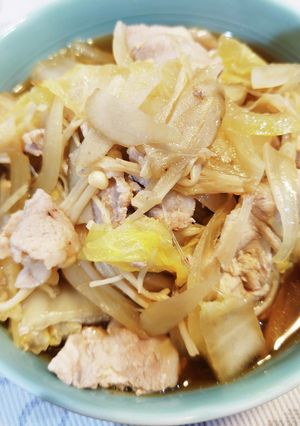 楽チン♪豚と白菜とゴボウのほっこり煮-レシピのメイン写真