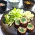 食感を楽しむ、豚肉の味噌漬け生姜巻き