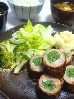 食感を楽しむ、豚肉の味噌漬け生姜巻き-レシピのメイン写真