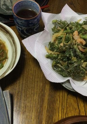 春菊の天ぷら かき揚げ風-レシピのメイン写真