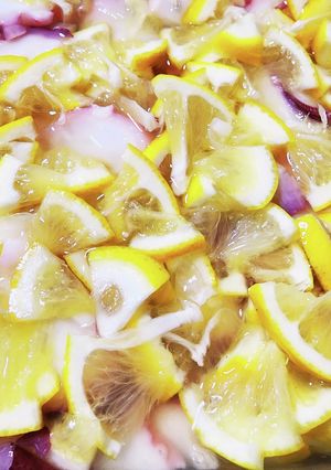 たこの酢の物　(レモン入り)-レシピのメイン写真