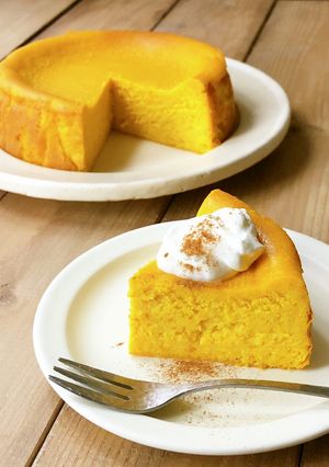 濃厚♪南瓜のチーズケーキ／１５ｃｍホール-レシピのメイン写真