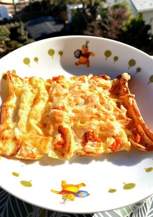 開きちくわの、チーズ焼き-レシピのメイン写真