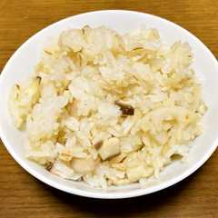 รูปของ 後混ぜで、蓮根の炊き込みご飯風